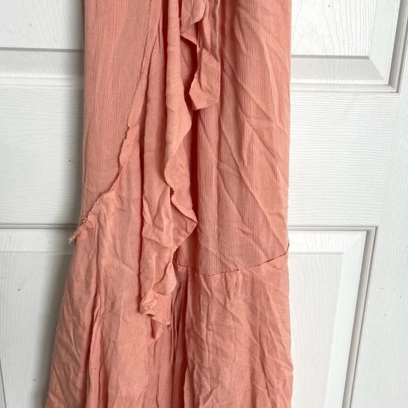 Free People Bring On The Heat Rose Wrap Maxi Dress | Small - Picture 4 of 6